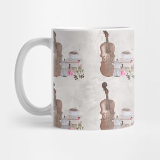 Coffee Neck Gator Viola Cello Coffee Been French Press Coffee Mug